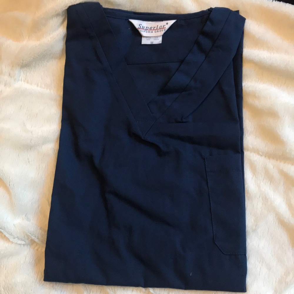 Navy scrub top - never worn